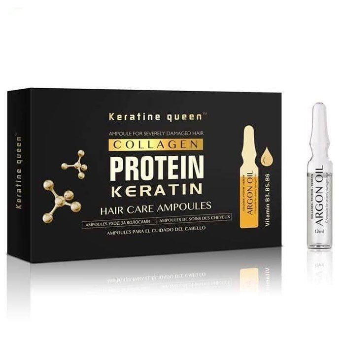 پک 10 عددی ویال مو کراتین کویین KERATIN QUEEN